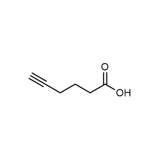 4-Ethynylbutyric acid 化学構造