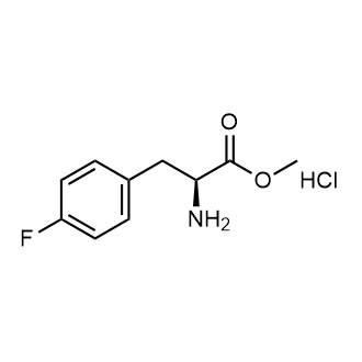 4-Fluoro-L-phenylalanine methyl ester, HCl 化学構造