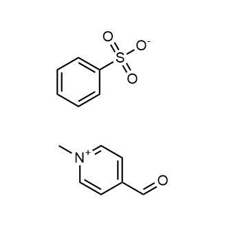 4-Formyl-1-methylpyridin-1-ium benzenesulfonate التركيب الكيميائي