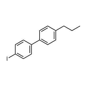 4-Iodo-4'-propylbiphenyl 化学構造