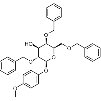 4-Methoxyphenyl 2,4,6-tri-o-benzyl-beta-D-galactopyranoside Chemical Structure