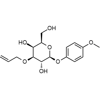 4-Methoxyphenyl 3-O-Allyl-β-D-galactopyranoside Chemical Structure