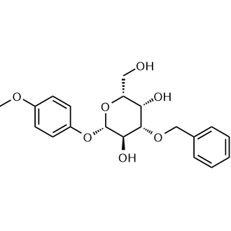 4-Methoxyphenyl 3-O-Benzyl-β-D-galactopyranoside Chemische Struktur