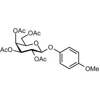 4-Methoxyphenyl β-D-galactopyranoside 2,3,4,6-tetraacetate Chemical Structure