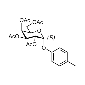 4-Methylphenyl tetra-O-acetyl-α-D-galactopyranoside Chemische Struktur