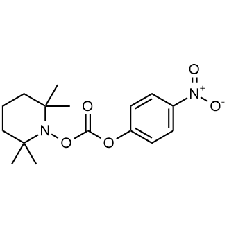 4-Nitrophenyl (2,2,6,6-tetramethylpiperidin-1-yl) carbonate Chemical Structure