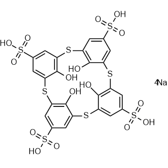 4-Sulfothiacalix[4]arene Sodium Salt Chemical Structure