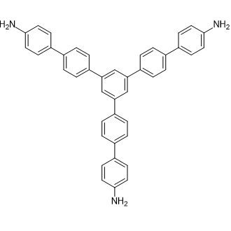 5''-(4'-Amino-[1,1'-biphenyl]-4-yl)-[1,1':4',1'':3'',1''':4''',1''''-quinquephenyl]-4,4''''-diamine التركيب الكيميائي