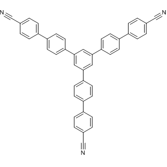 5''-(4'-Cyano-[1,1'-biphenyl]-4-yl)-[1,1':4',1'':3'',1''':4''',1''''-quinquephenyl]-4,4''''-dicarbonitrile Chemical Structure