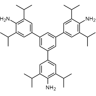 5'-(4-Amino-3,5-diisopropylphenyl)-3,3'',5,5''-tetraisopropyl-[1,1':3',1''-terphenyl]-4,4''-diamine Chemical Structure