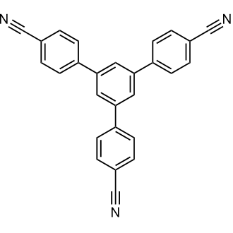 5'-(4-Cyanophenyl)-[1,1':3',1''-terphenyl]-4,4''-dicarbonitrile التركيب الكيميائي