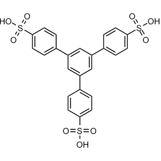 5'-(4-Sulfophenyl)-[1,1':3',1''-terphenyl]-4,4''-disulfonic acid Chemical Structure