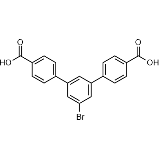 5'-Bromo-[1,1':3',1''-terphenyl]-4,4''-dicarboxylic acid Chemical Structure