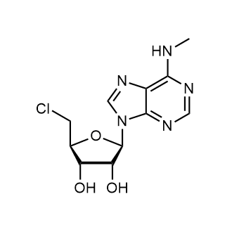 5'-Choloro-5'-deoxy-N6-methyladenosine Chemische Struktur