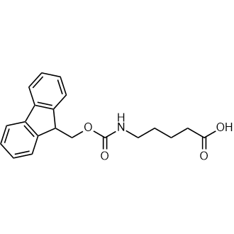 5-((((9H-Fluoren-9-yl)methoxy)carbonyl)amino)pentanoic acid Chemical Structure