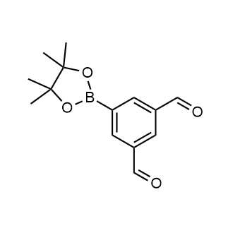 5-(4,4,5,5-Tetramethyl-1,3,2-dioxaborolan-2-yl)isophthalaldehyde Chemical Structure