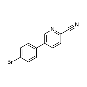 5-(4-Bromophenyl)picolinonitrile التركيب الكيميائي