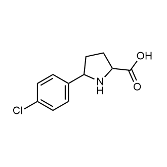 5-(4-Chlorophenyl)pyrrolidine-2-carboxylic acid Chemical Structure