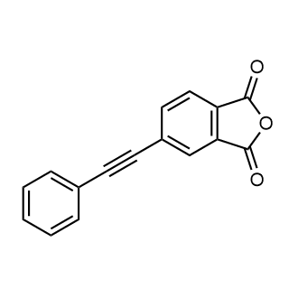 5-(Phenylethynyl)isobenzofuran-1,3-dione Chemical Structure