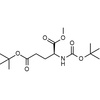 5-(tert-Butyl)1-methyl(tert-Butoxycarbonyl)-l-glutamate Chemical Structure