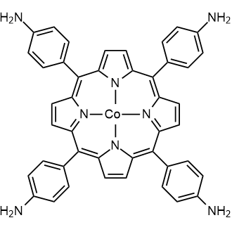 5,?10,?15,?20-?Tetrakis-?(4-?aminophenyl)?-?porphyrin-?Co-?(II)? Chemical Structure