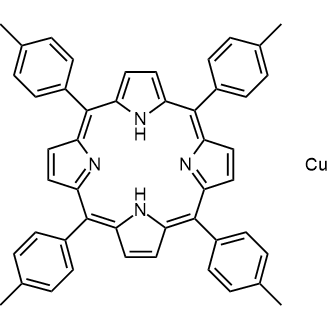 5,10,15,20-Tetra(4-methylphenyl)-21h,23h-porphine copper التركيب الكيميائي