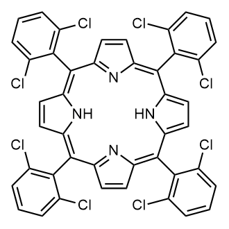 5,10,15,20-Tetrakis(2,6-dichlorophenyl)porphyrin Chemical Structure