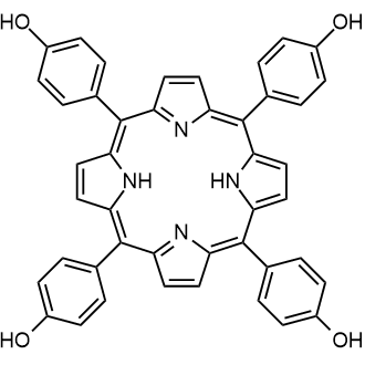 5,10,15,20-Tetrakis(4-hydroxyphenyl)porphyrin Chemical Structure