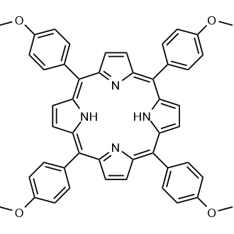 5,10,15,20-Tetrakis(4-methoxyphenyl)-21h,23h-porphine Chemische Struktur