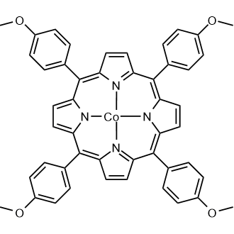 5,10,15,20-Tetrakis(4-methoxyphenyl)-21H,23H-porphine cobalt(II) Chemical Structure