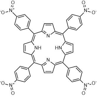 5,10,15,20-Tetrakis(4-nitrophenyl)porphyrin Chemical Structure