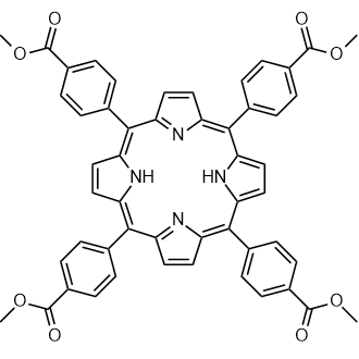 5,10,15,20-Tetrakis[4-(methoxycarbonyl)phenyl]porphyrin Chemical Structure