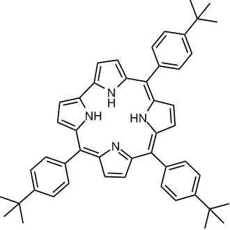 5,10,15-tris(4-tert-butylphenyl) corrole التركيب الكيميائي