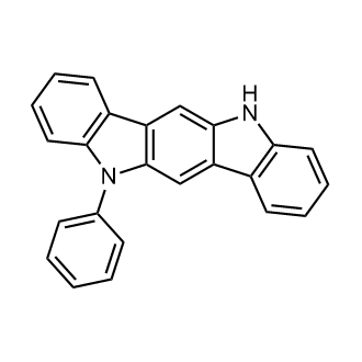 5,11-Dihydro-5-phenylindolo[3,2-b]carbazole Chemical Structure