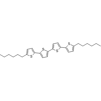 5,5'''-Dihexyl-2,2':5',2'':5'',2'''-quaterthiophene Chemical Structure