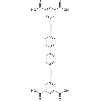 5,5'-([1,1'-Biphenyl]-4,4'-diyldi-2,1-ethynediyl)bis-isophthalic acid Chemical Structure