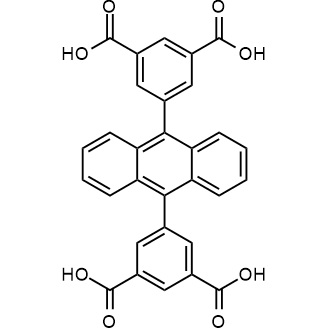 5,5'-(Anthracene-9,10-diyl)diisophthalic acid Chemical Structure