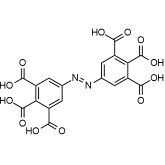 5,5'-(Diazene-1,2-diyl)bis(benzene-1,2,3-tricarboxylic acid) التركيب الكيميائي