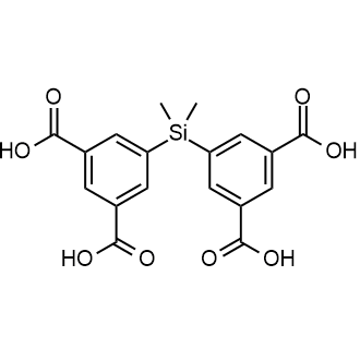 5,5'-(Dimethylsilanediyl)diisophthalic acid Chemical Structure