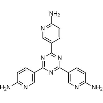 5,5',5''-(1,3,5-Triazine-2,4,6-triyl)tris(pyridin-2-amine) Chemical Structure