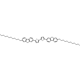 5,5'-Bis(7-dodecyl-9H-fluoren-2-yl)-2,2'-bithiophene Chemical Structure