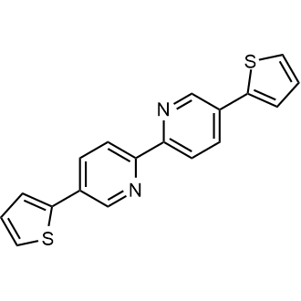 5,5'-Di(thiophen-2-yl)-2,2'-bipyridine التركيب الكيميائي