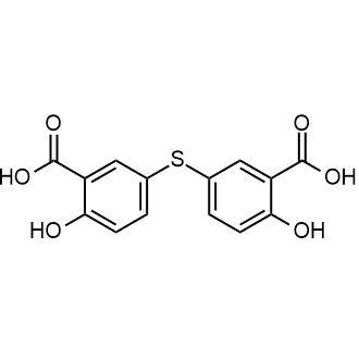 5,5'-Thiodisalicylic Acid 化学構造