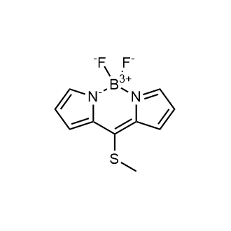 5,5-Difluoro-10-(methylthio)-5H-dipyrrolo[1,2-c:2',1'-f][1,3,2]diazaborinin-4-ium-5-uide Chemical Structure