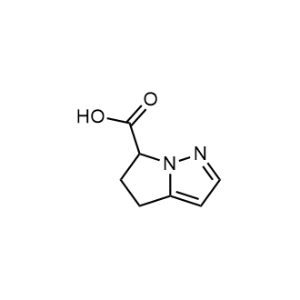 5,6-Dihydro-4H-pyrrolo[1,2-b]pyrazole-6-carboxylic acid Chemical Structure