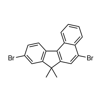 5,9-Dibromo-7,7-dimethyl-7H-benzo[c]fluorene Chemical Structure