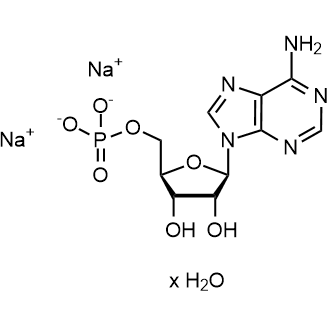 5′-Adenylic acid, sodium salt, hydrate (1:2:x) Chemische Struktur