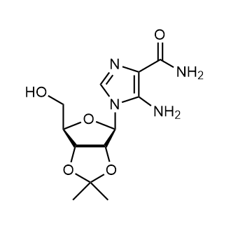 5-Amino-1-((3ar,4r,6r,6ar)-6-(hydroxymethyl)-2,2-dimethyltetrahydrofuro[3,4-d][1,3]dioxol-4-yl)-1h-imidazole-4-carboxamide Chemical Structure