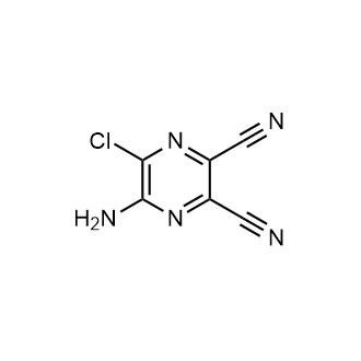 5-Amino-6-chloro-2,3-dicyanopyrazine 化学構造