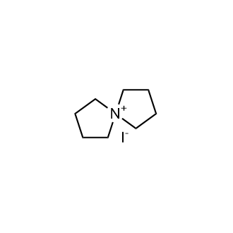 5-Azoniaspiro[4.4]nonane Iodide Chemische Struktur